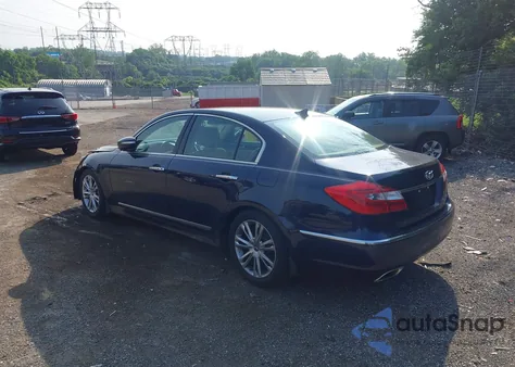 2012 Hyundai Genesis 4.6 z USA, uszkodzony, nr VIN KMHGC4DF4CU159236